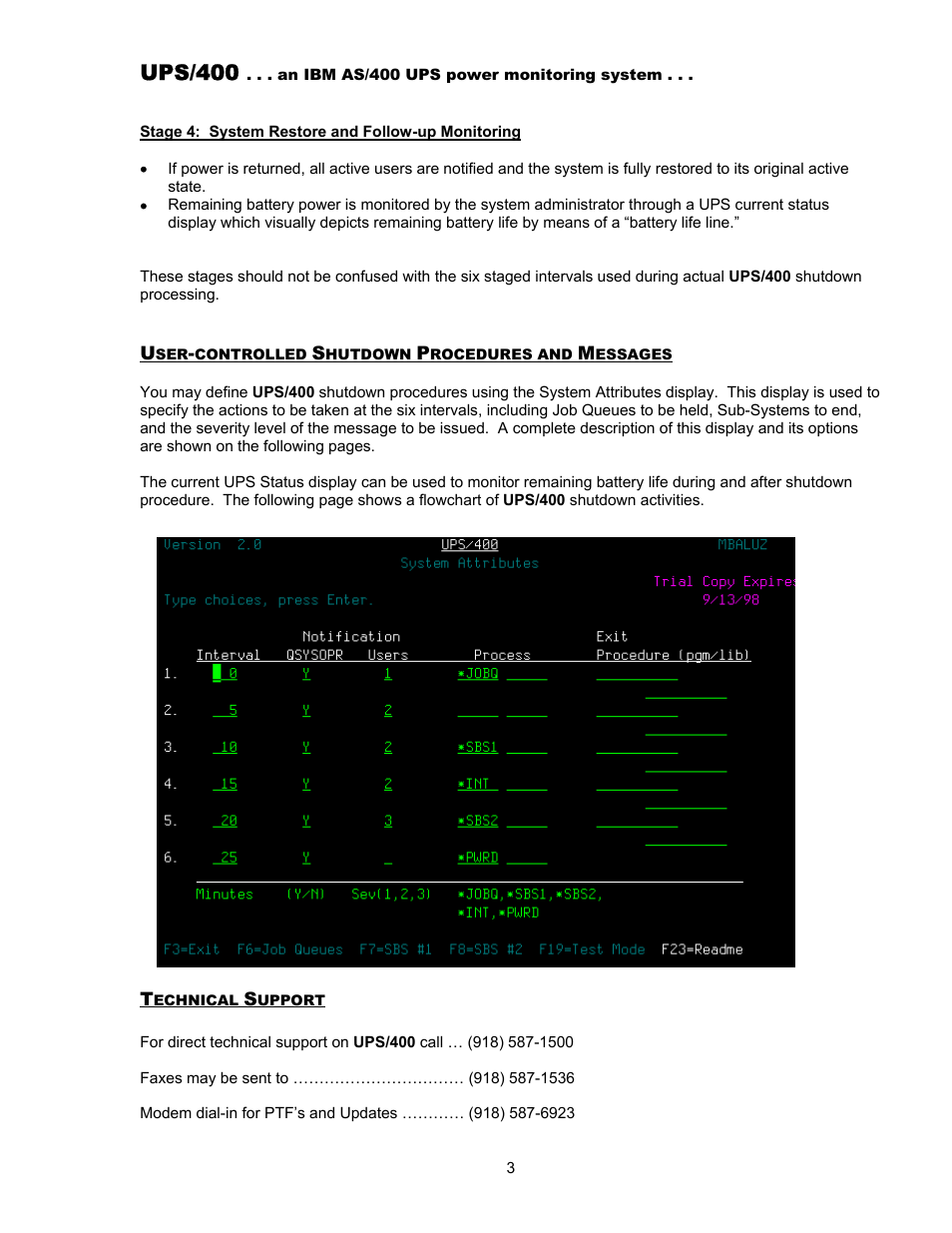 Ups/400 | Nikon UPS User Manual | Page 3 / 29