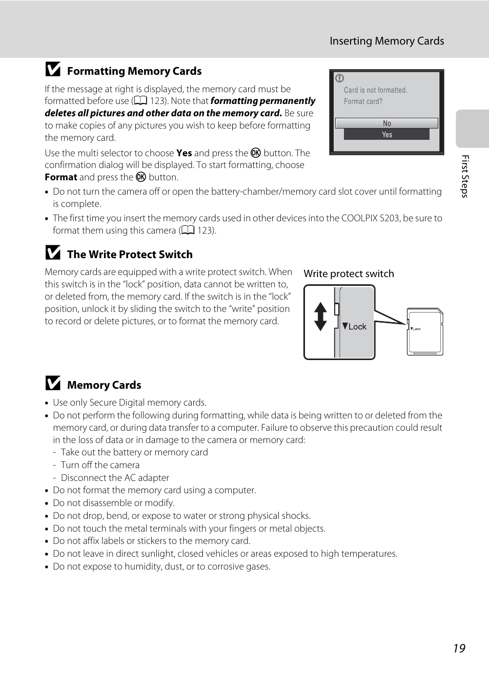 Nikon COOLPIX S203 User Manual | Page 31 / 164