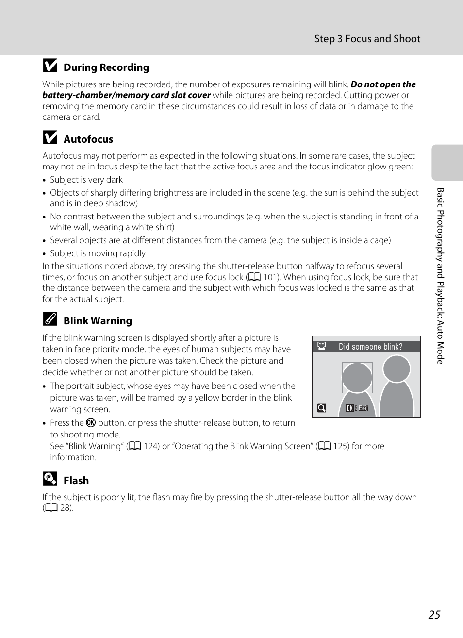 Nikon COOLPIX S203 User Manual | Page 37 / 164