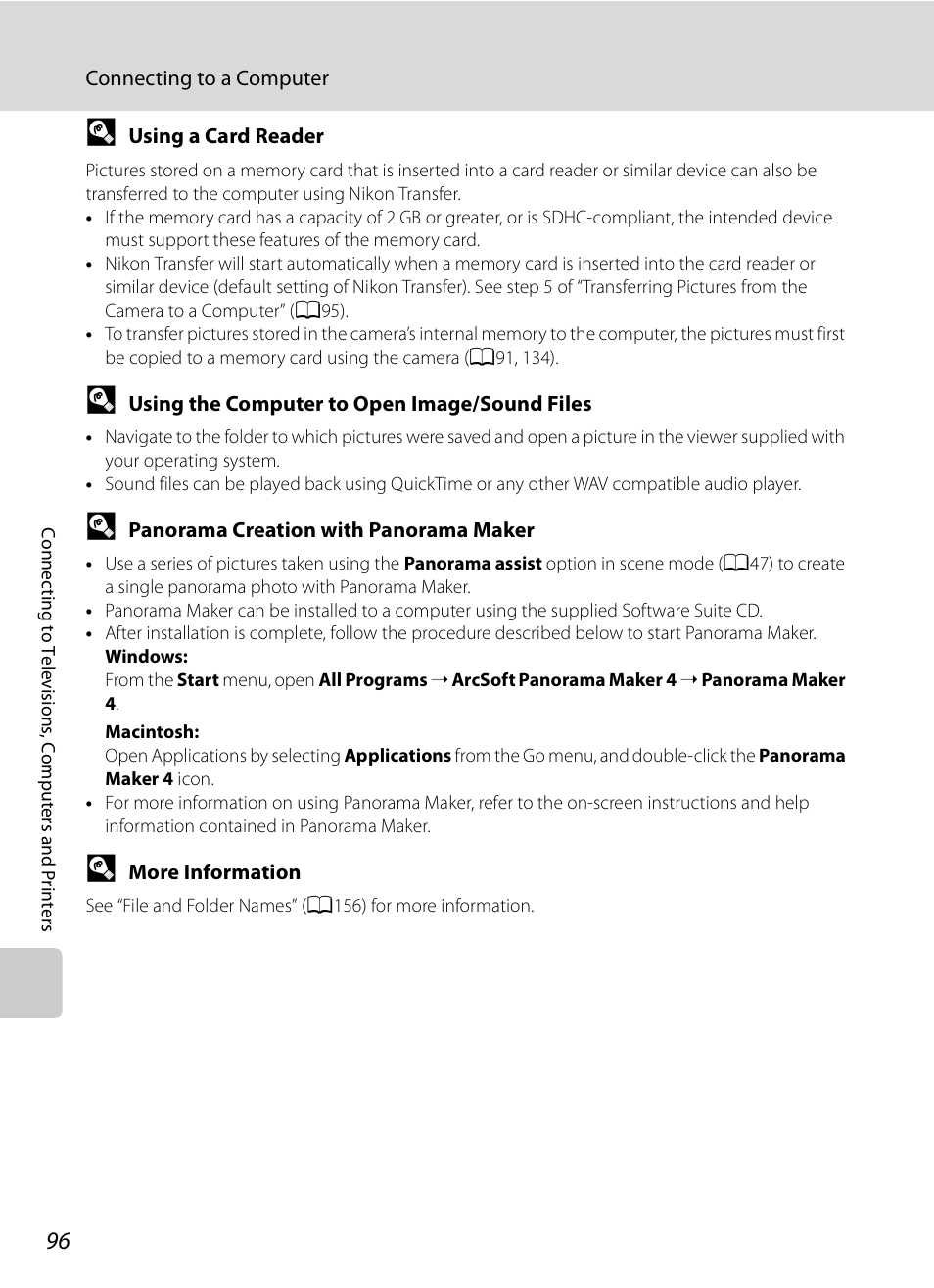 R (a96) | Nikon Coolpix P90 User Manual | Page 108 / 192