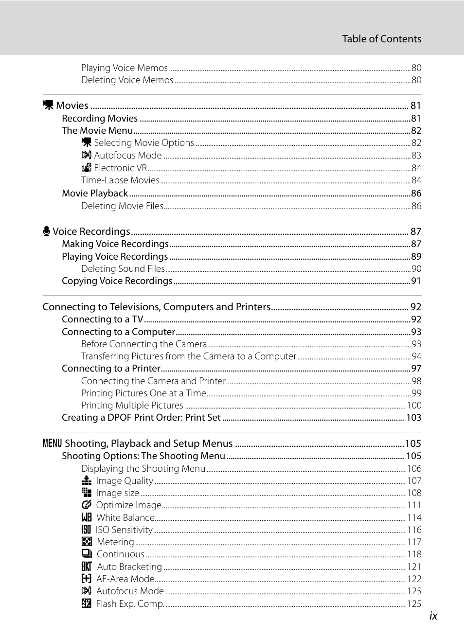 Nikon Coolpix P90 User Manual | Page 11 / 192