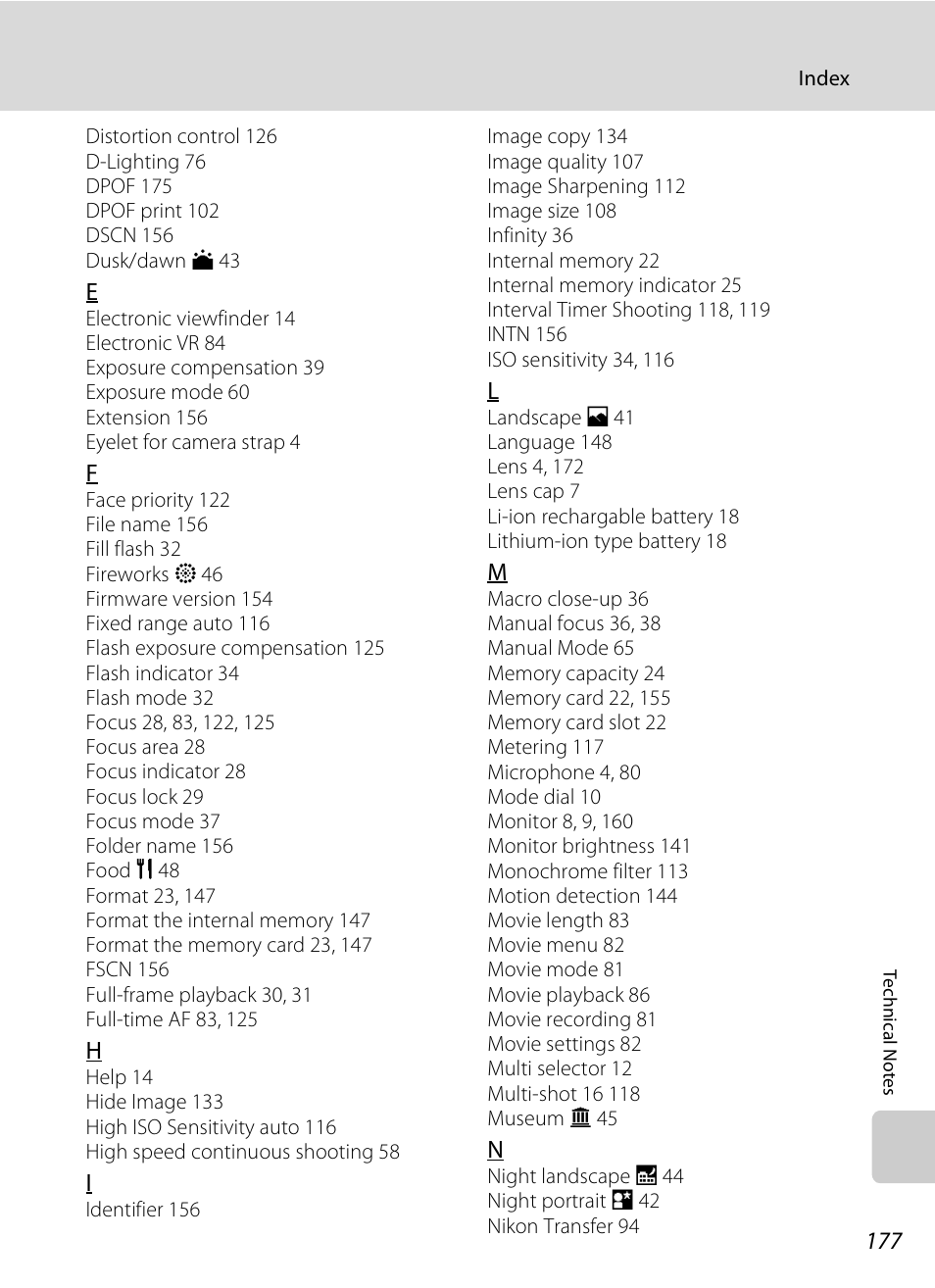 Nikon Coolpix P90 User Manual | Page 189 / 192