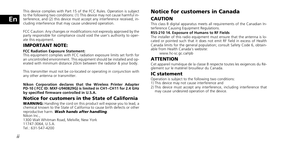 Nikon PD-10 User Manual | Page 4 / 120
