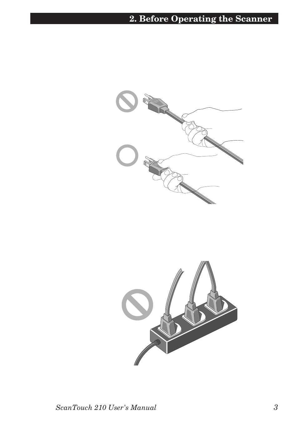 Before operating the scanner | Nikon AX-210 User Manual | Page 13 / 47