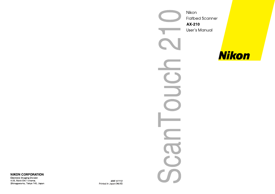 Nikon AX-210 User Manual | Page 2 / 47