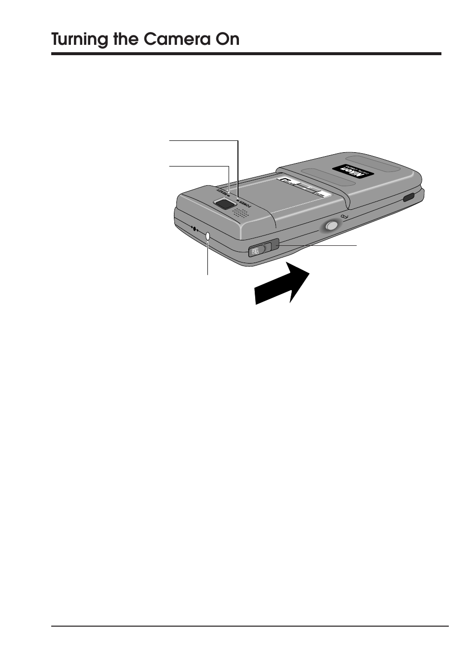 Turning the camera on | Nikon Coolpix 300 User Manual | Page 33 / 116