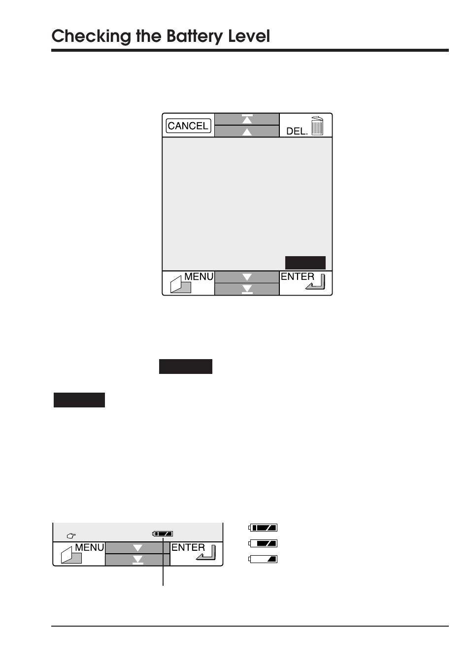 Checking the battery level | Nikon Coolpix 300 User Manual | Page 35 / 116