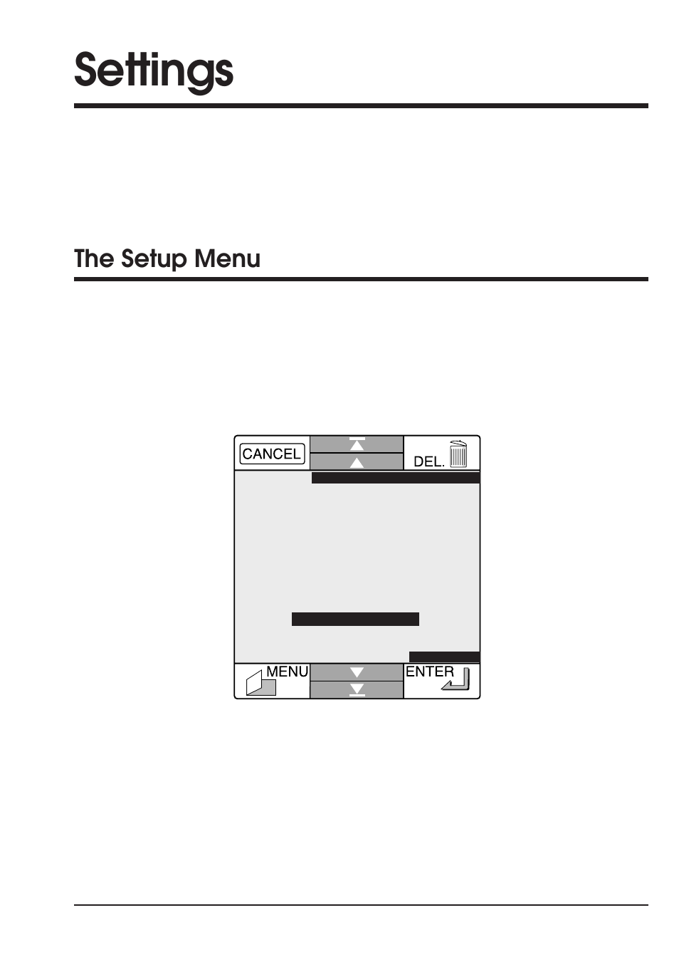 Settings, The setup menu | Nikon Coolpix 300 User Manual | Page 75 / 116