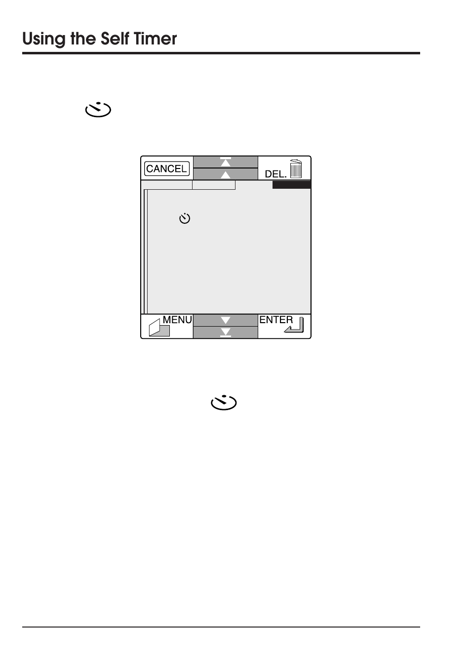 Using the self timer | Nikon Coolpix 300 User Manual | Page 86 / 116