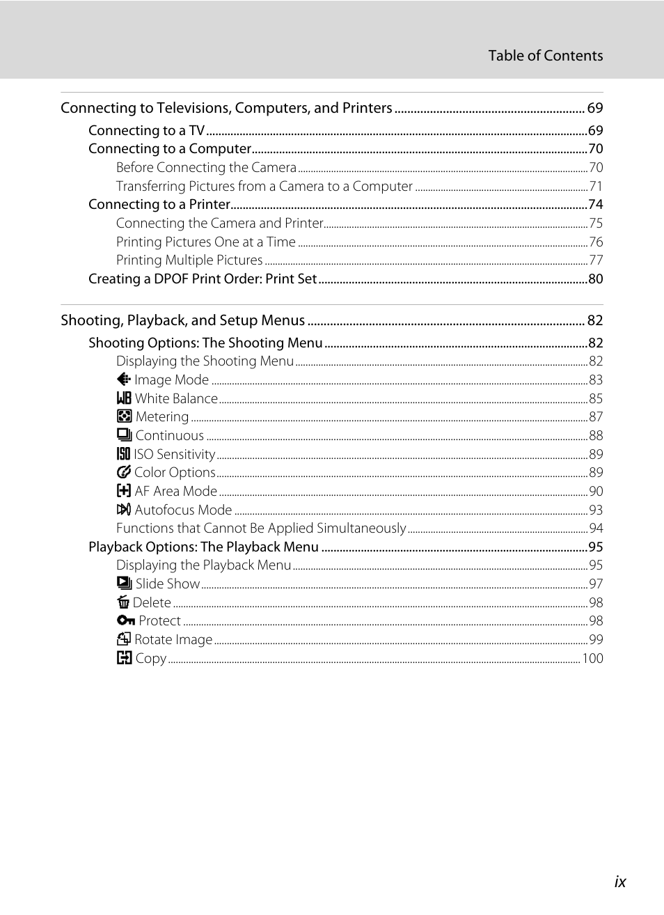 Nikon Coolpix S610 User Manual | Page 11 / 151