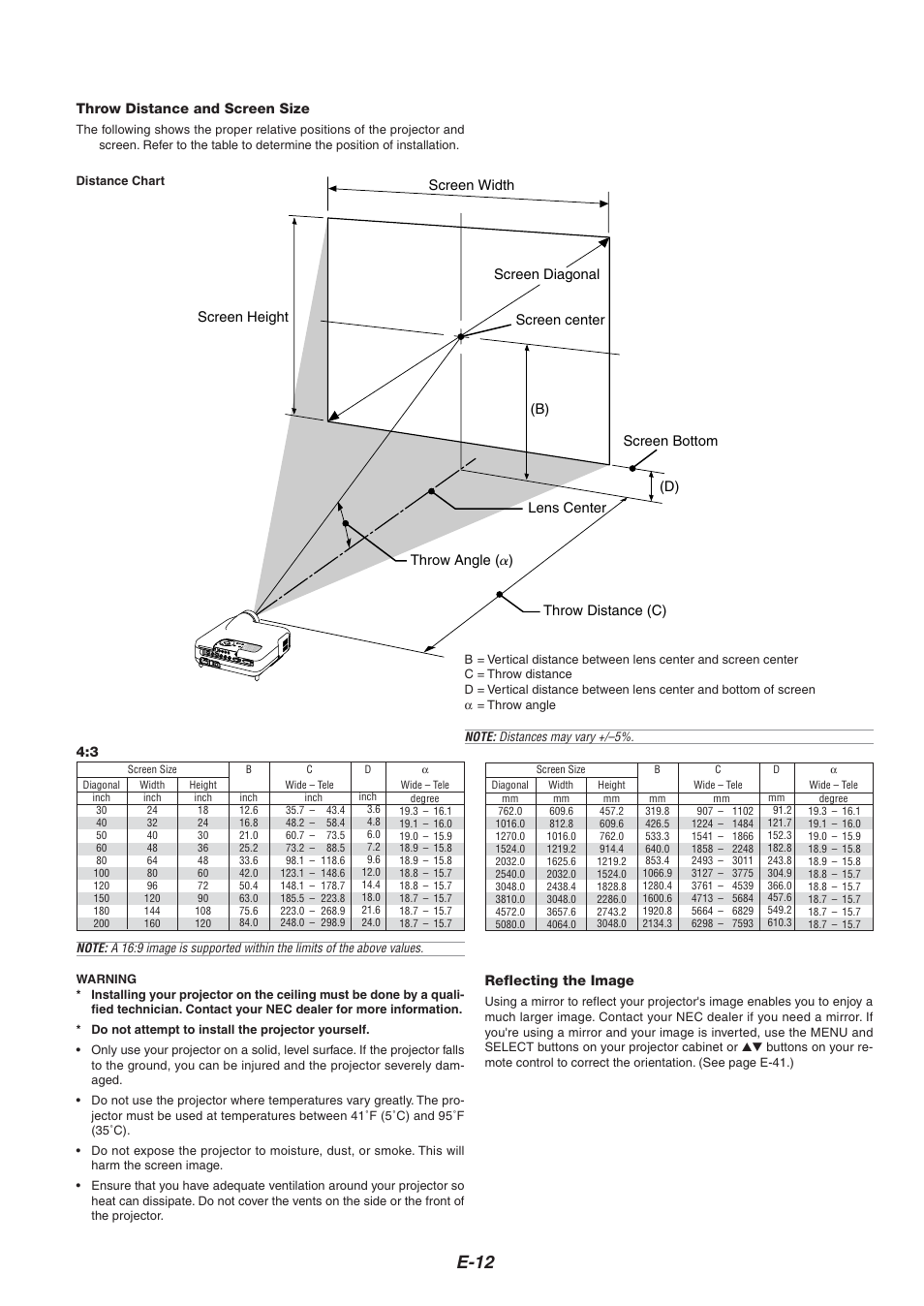 E-12 | Nikon HT1000 User Manual | Page 12 / 61