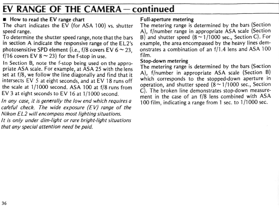 Nikon EL2 User Manual | Page 36 / 75