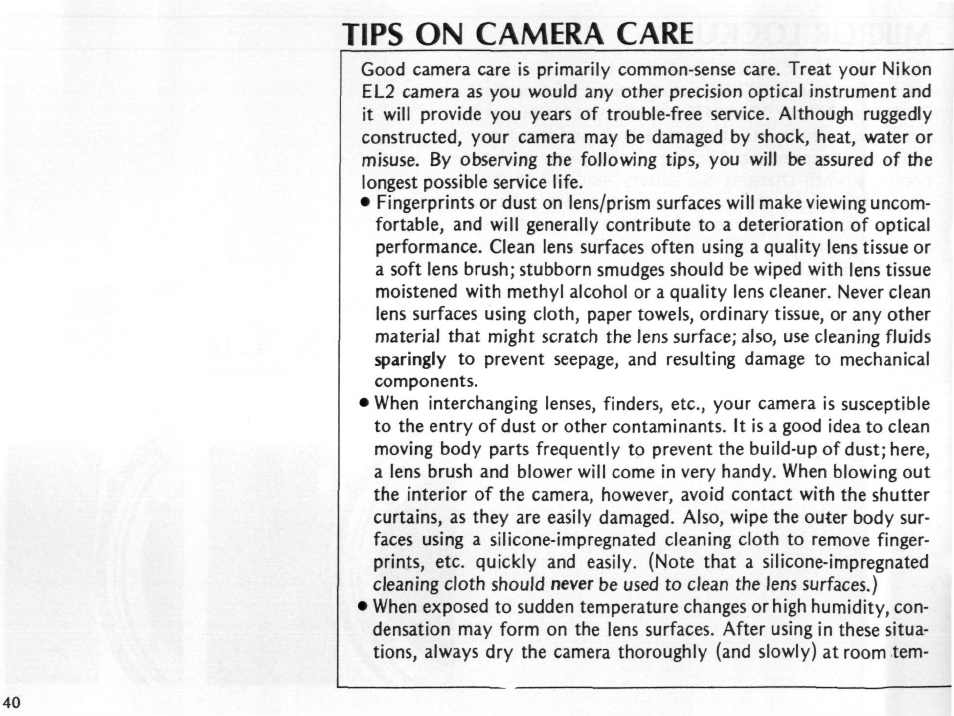Nikon EL2 User Manual | Page 40 / 75