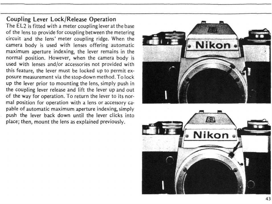 Nikon EL2 User Manual | Page 43 / 75