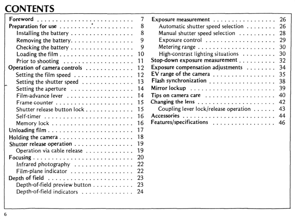 Nikon EL2 User Manual | Page 6 / 75