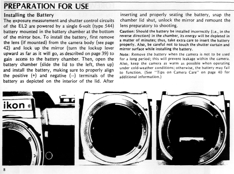 Nikon EL2 User Manual | Page 8 / 75