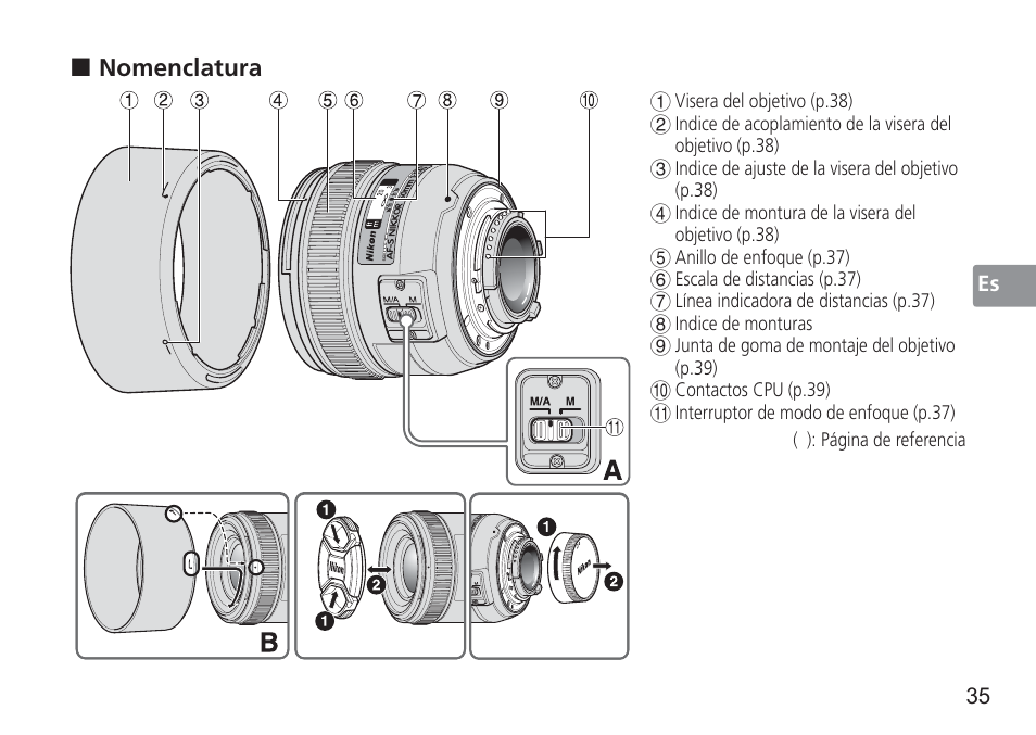 Nikon 50mm f/1.4G User Manual | Page 35 / 100