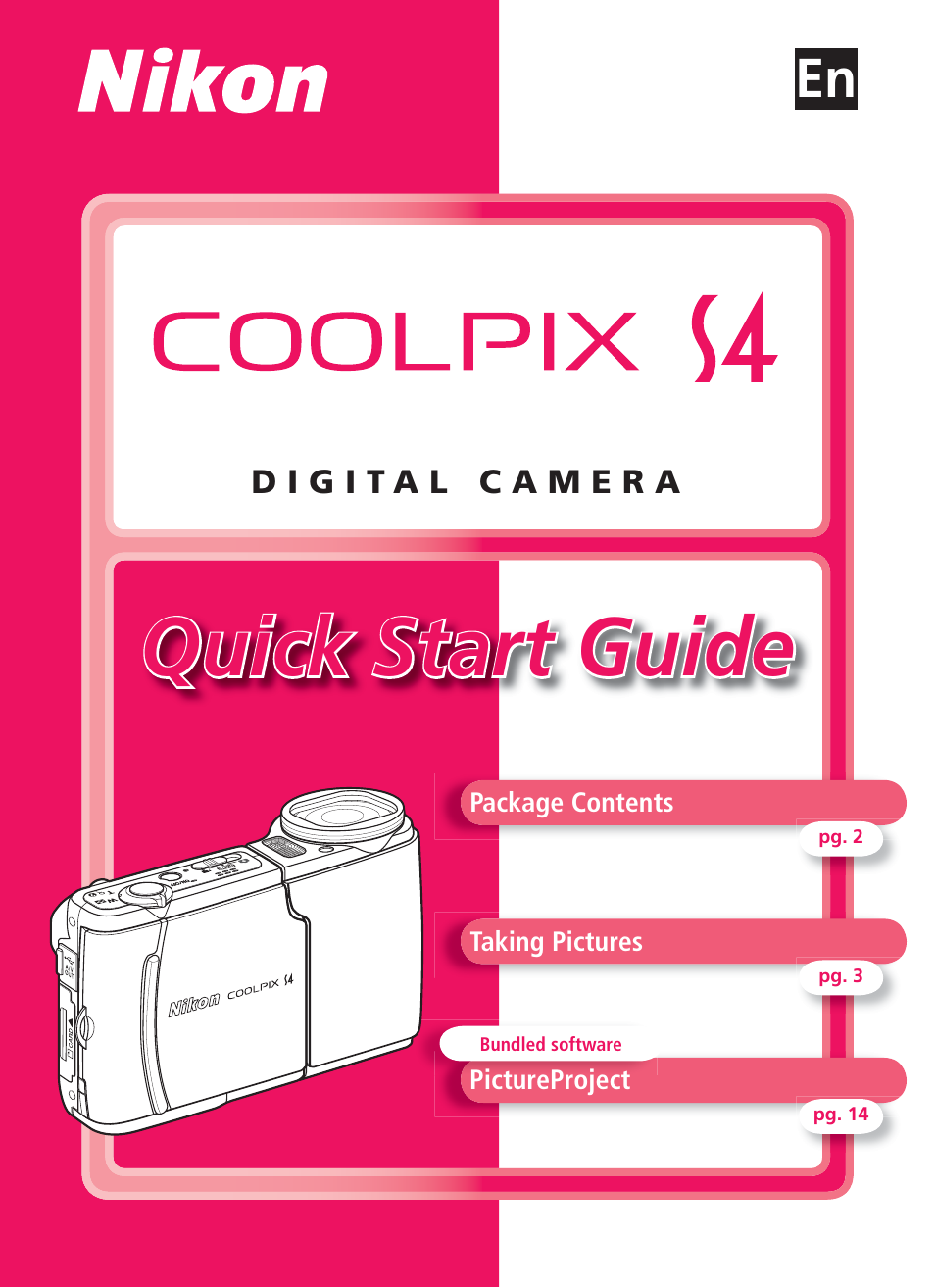 Nikon Coolpix S4 User Manual | 28 pages