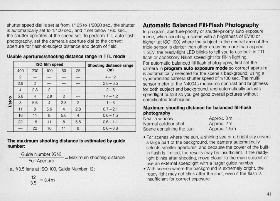 Nikon N4004s User Manual | Page 41 / 84