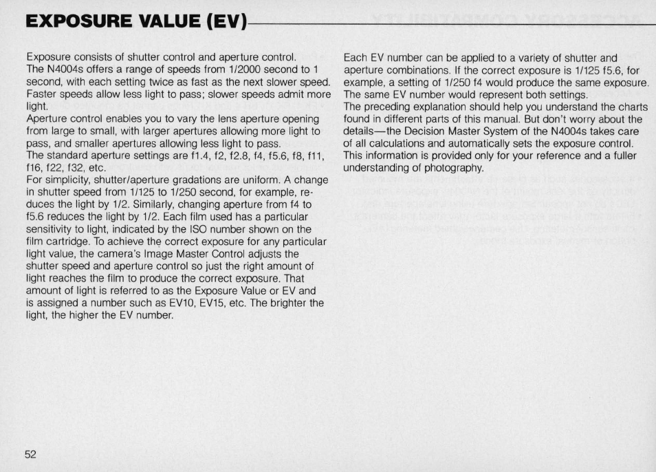 Flash photography, Built-in ttl flash, Flash photography -44 | Built-in ttl flash -41 | Nikon N4004s User Manual | Page 52 / 84