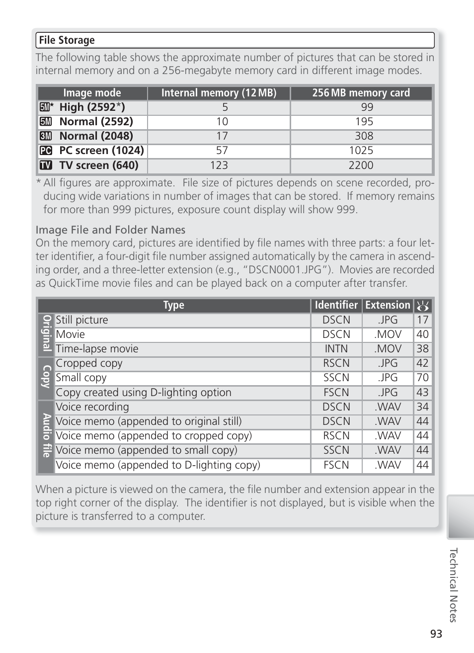 Nikon COOL PIX S1 User Manual | Page 103 / 110