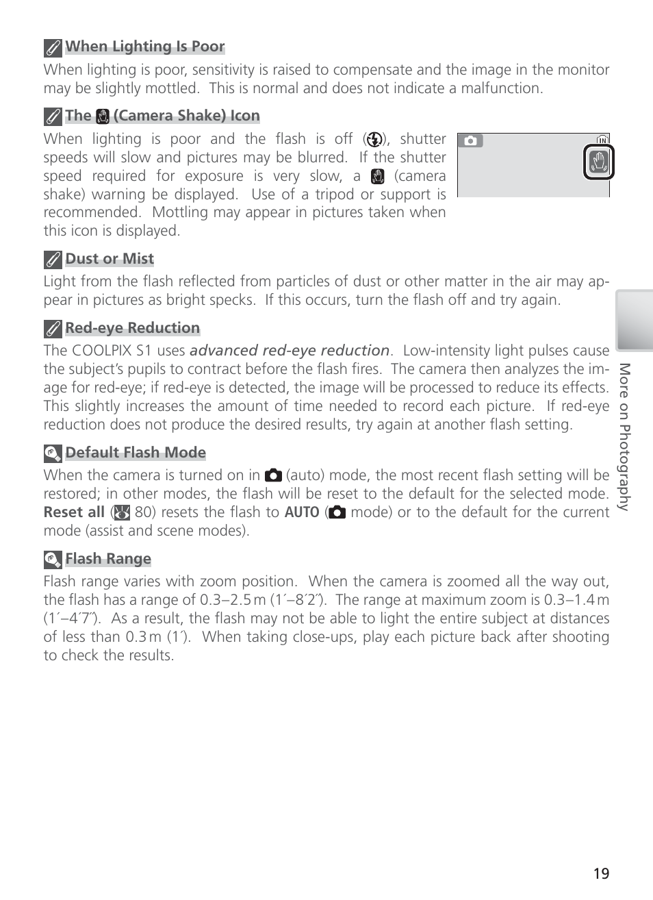 Nikon COOL PIX S1 User Manual | Page 29 / 110