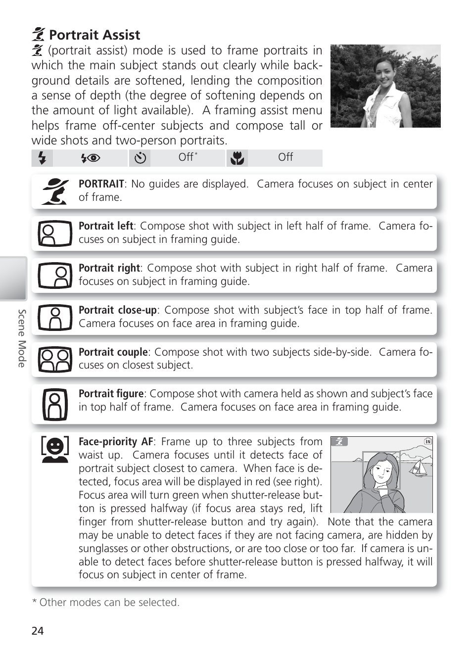 Portrait assist | Nikon COOL PIX S1 User Manual | Page 34 / 110