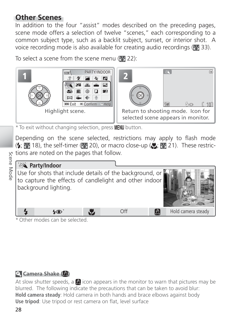 Other scenes | Nikon COOL PIX S1 User Manual | Page 38 / 110