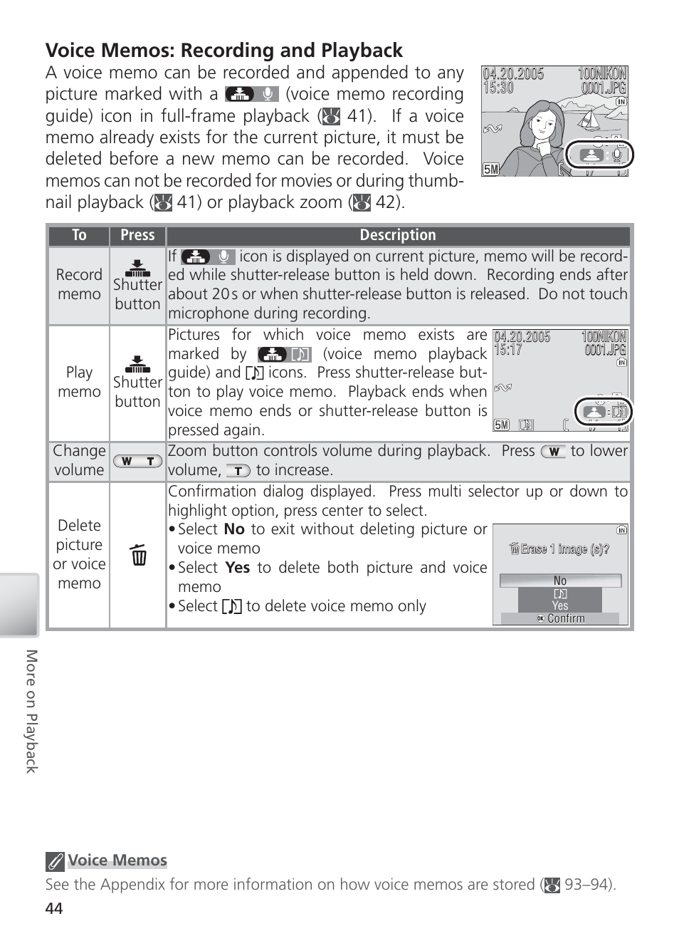 Nikon COOL PIX S1 User Manual | Page 54 / 110
