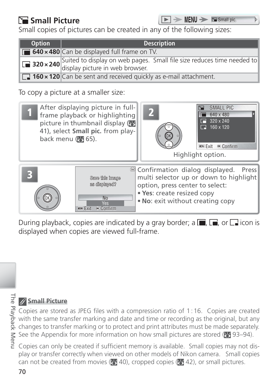 Small picture | Nikon COOL PIX S1 User Manual | Page 80 / 110