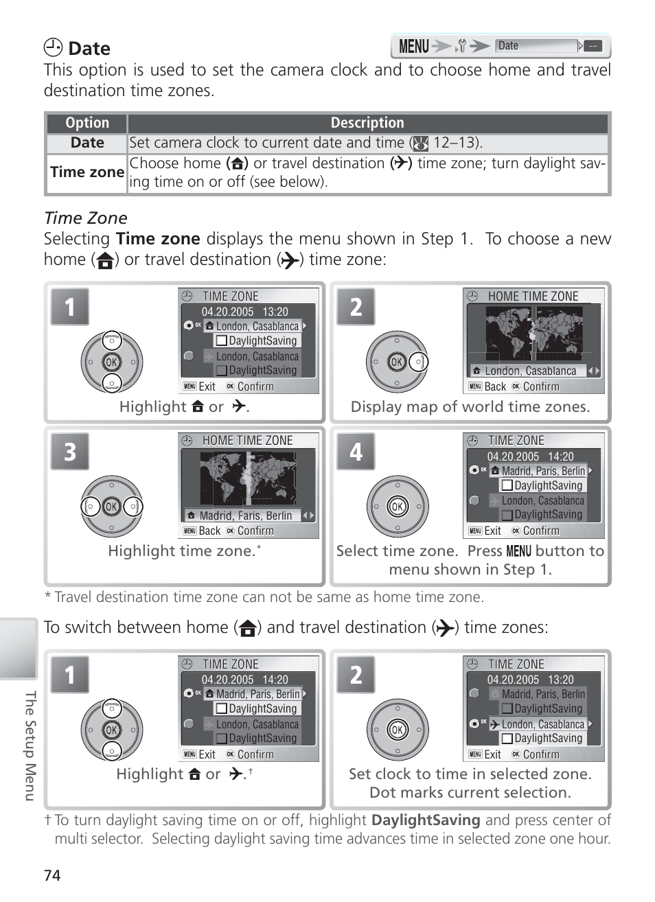 Date | Nikon COOL PIX S1 User Manual | Page 84 / 110