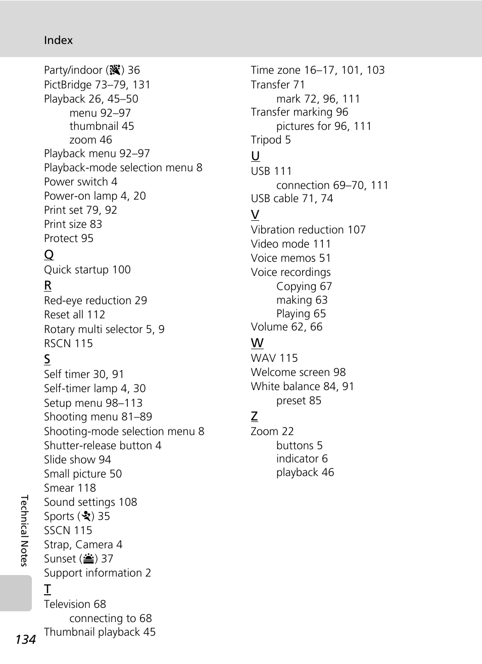 Nikon CoolPix S500 User Manual | Page 146 / 147