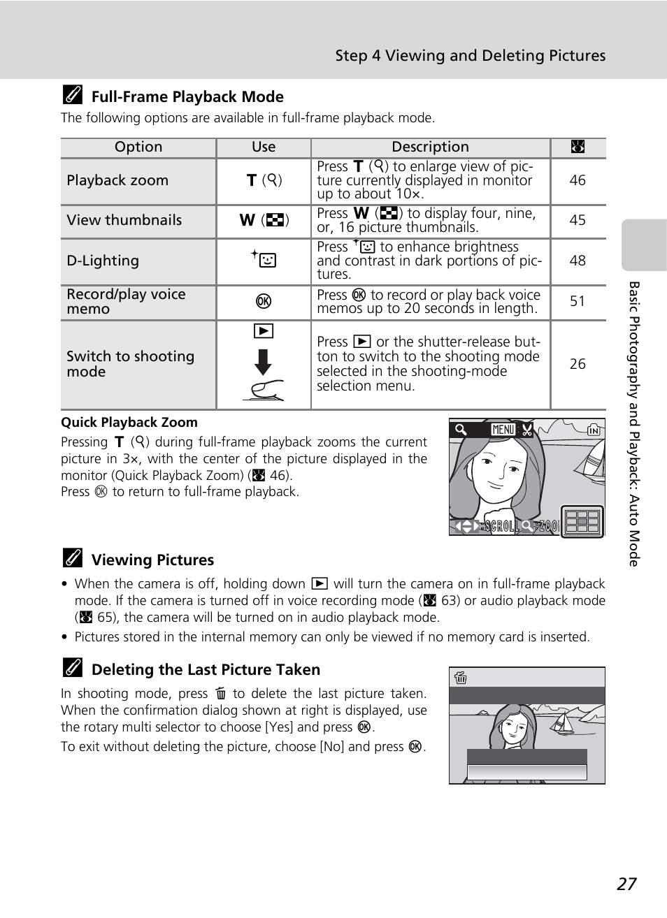 Nikon CoolPix S500 User Manual | Page 39 / 147