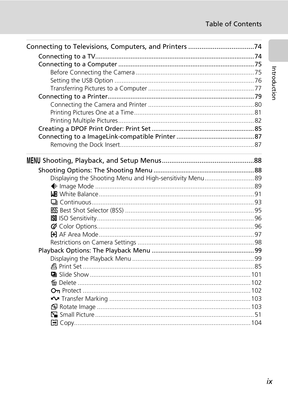 Nikon Coolpix S50 User Manual | Page 11 / 156