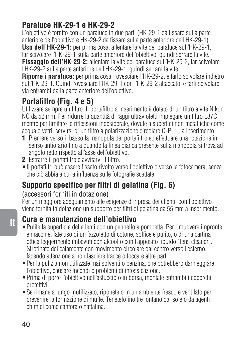 Nikon AF-S NIKKOR ED 600MM User Manual | Page 40 / 56