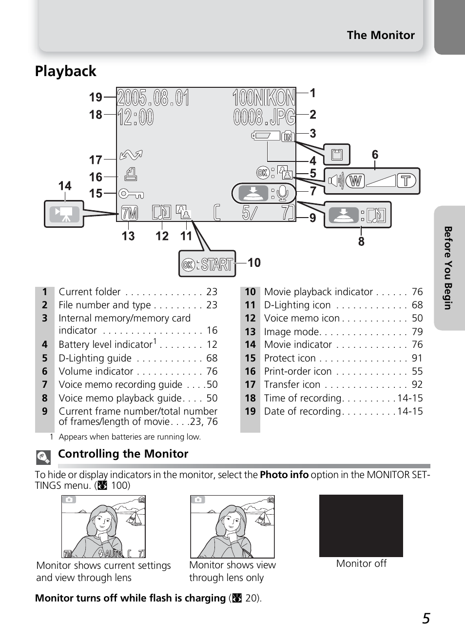 Playback | Nikon 7600 User Manual | Page 15 / 140