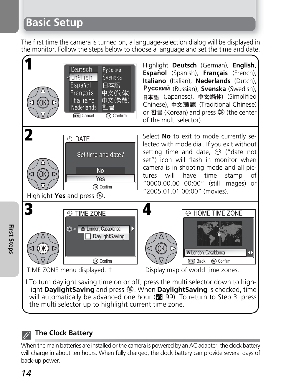 Basic setup | Nikon 7600 User Manual | Page 24 / 140