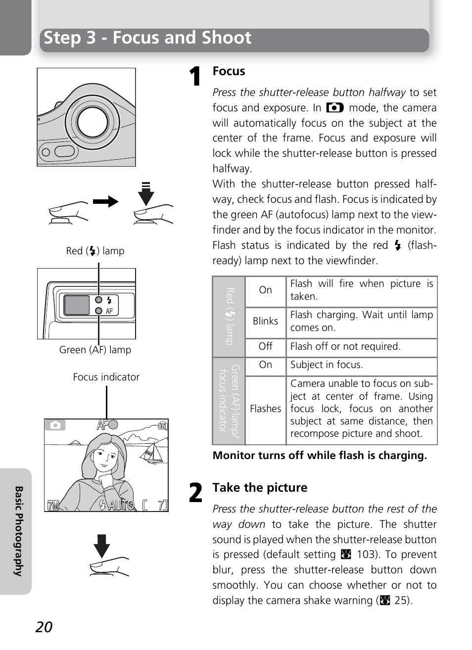 Step 3 - focus and shoot | Nikon 7600 User Manual | Page 30 / 140