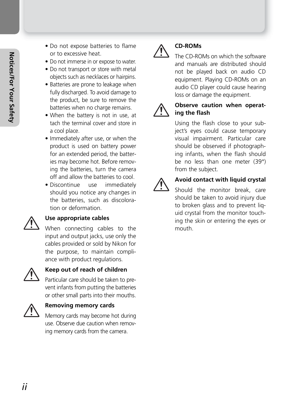 Nikon 7600 User Manual | Page 4 / 140