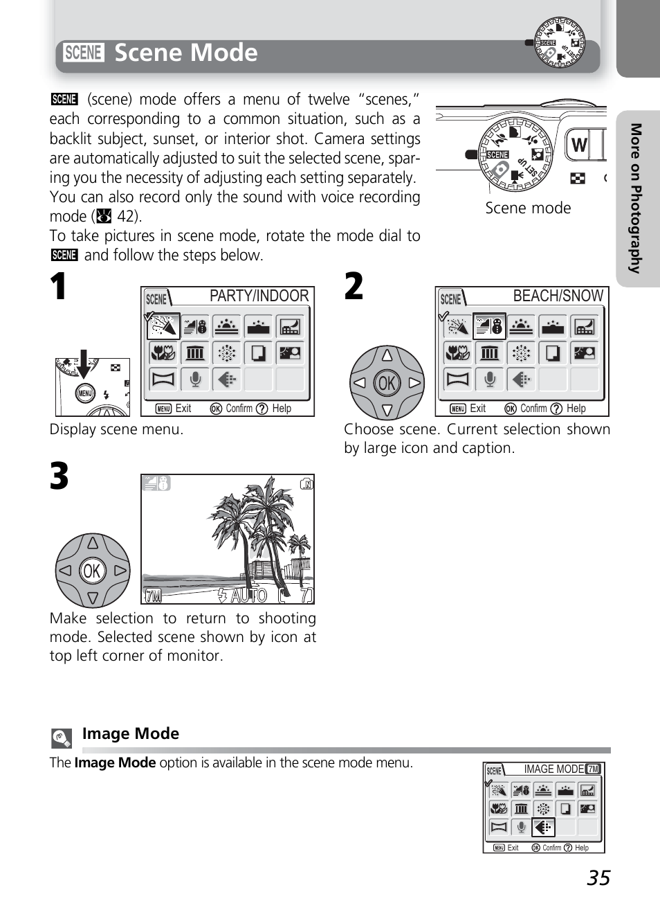 E scene mode, 7auto auto | Nikon 7600 User Manual | Page 45 / 140