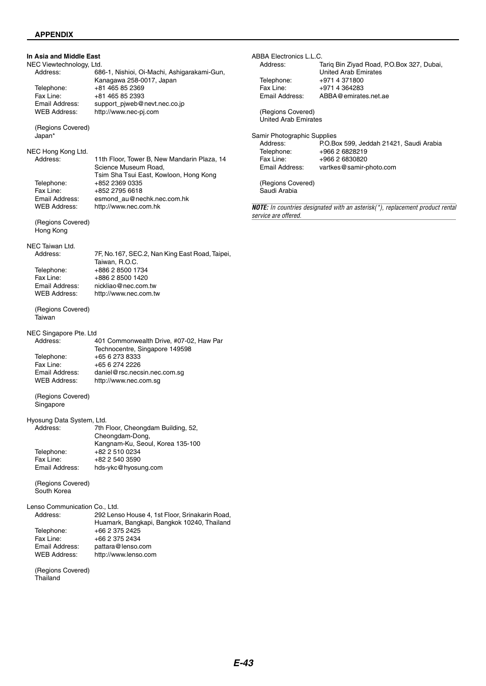 E-43 | Nikon LT170 User Manual | Page 43 / 45