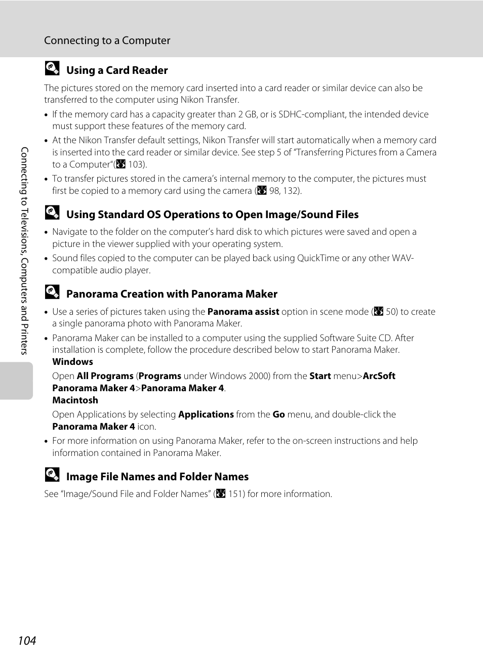 A 104) | Nikon Coolpix S60 User Manual | Page 116 / 184