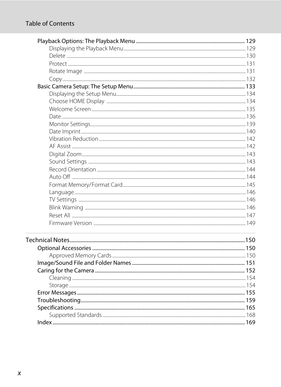Nikon Coolpix S60 User Manual | Page 12 / 184