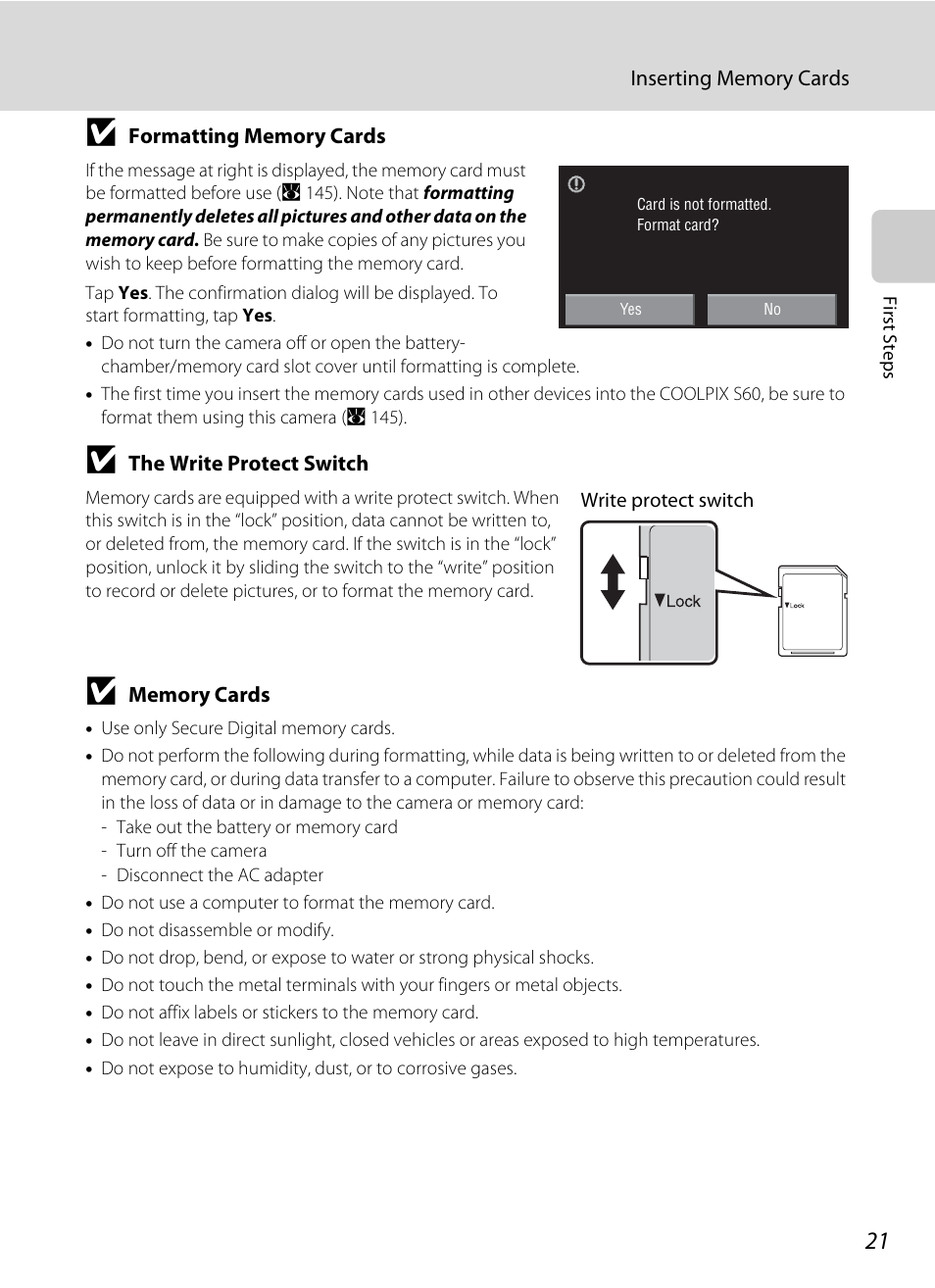 Nikon Coolpix S60 User Manual | Page 33 / 184