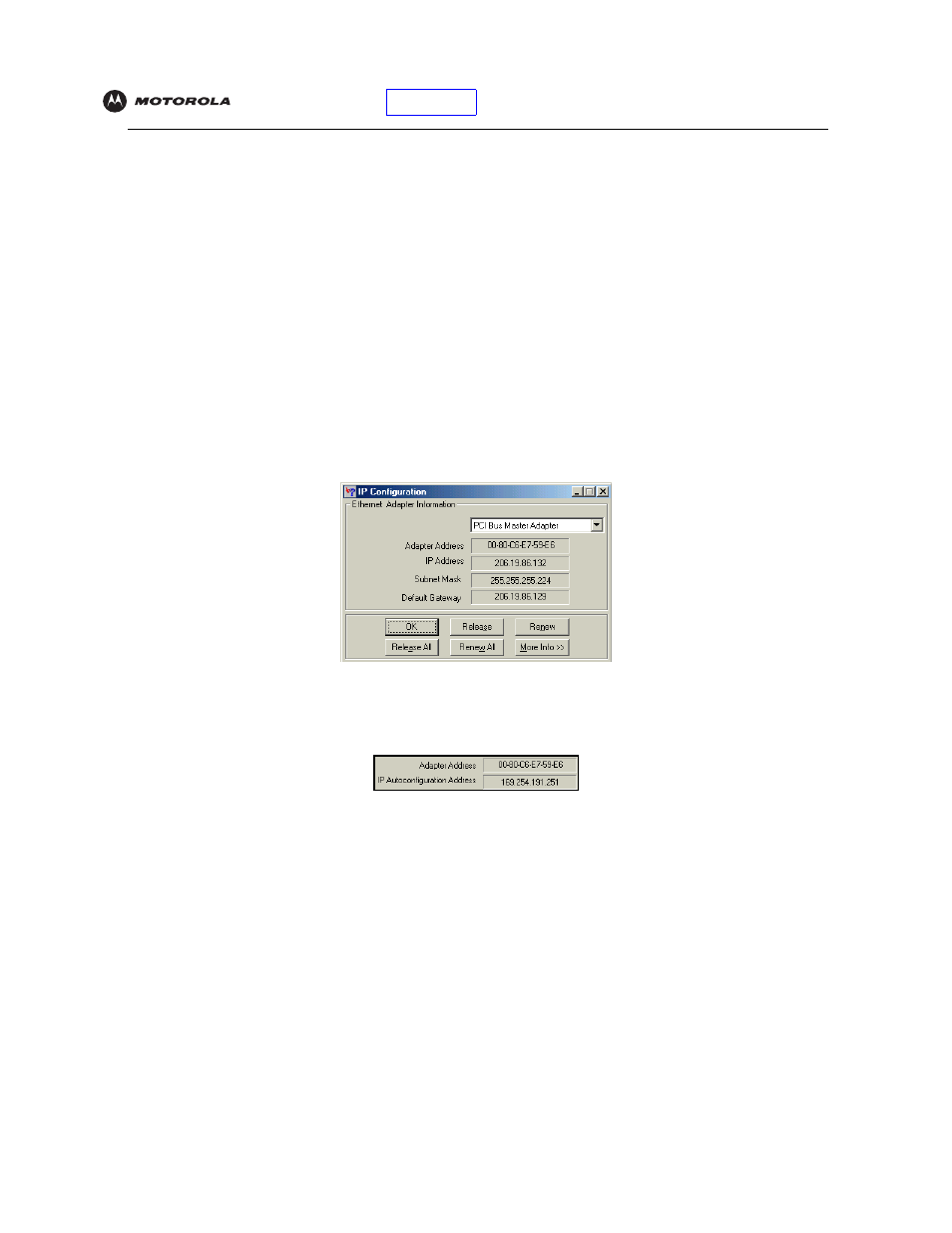 Verifying the ip address, Windows me | Nikon SBV5121 User Manual | Page 38 / 58
