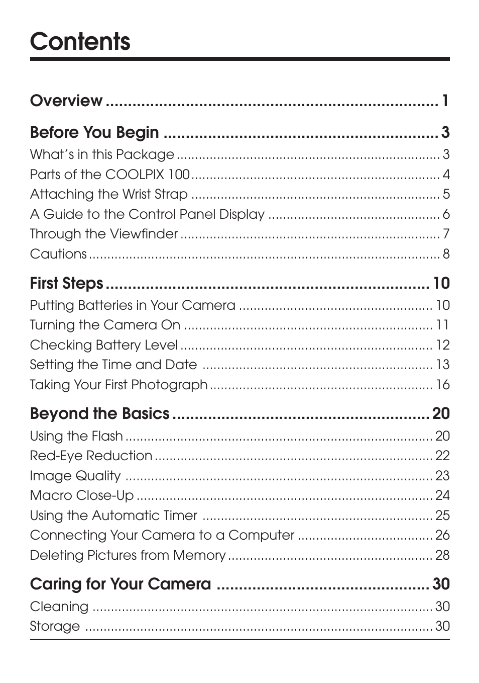 Nikon Coolpix 100 User Manual | Page 10 / 50
