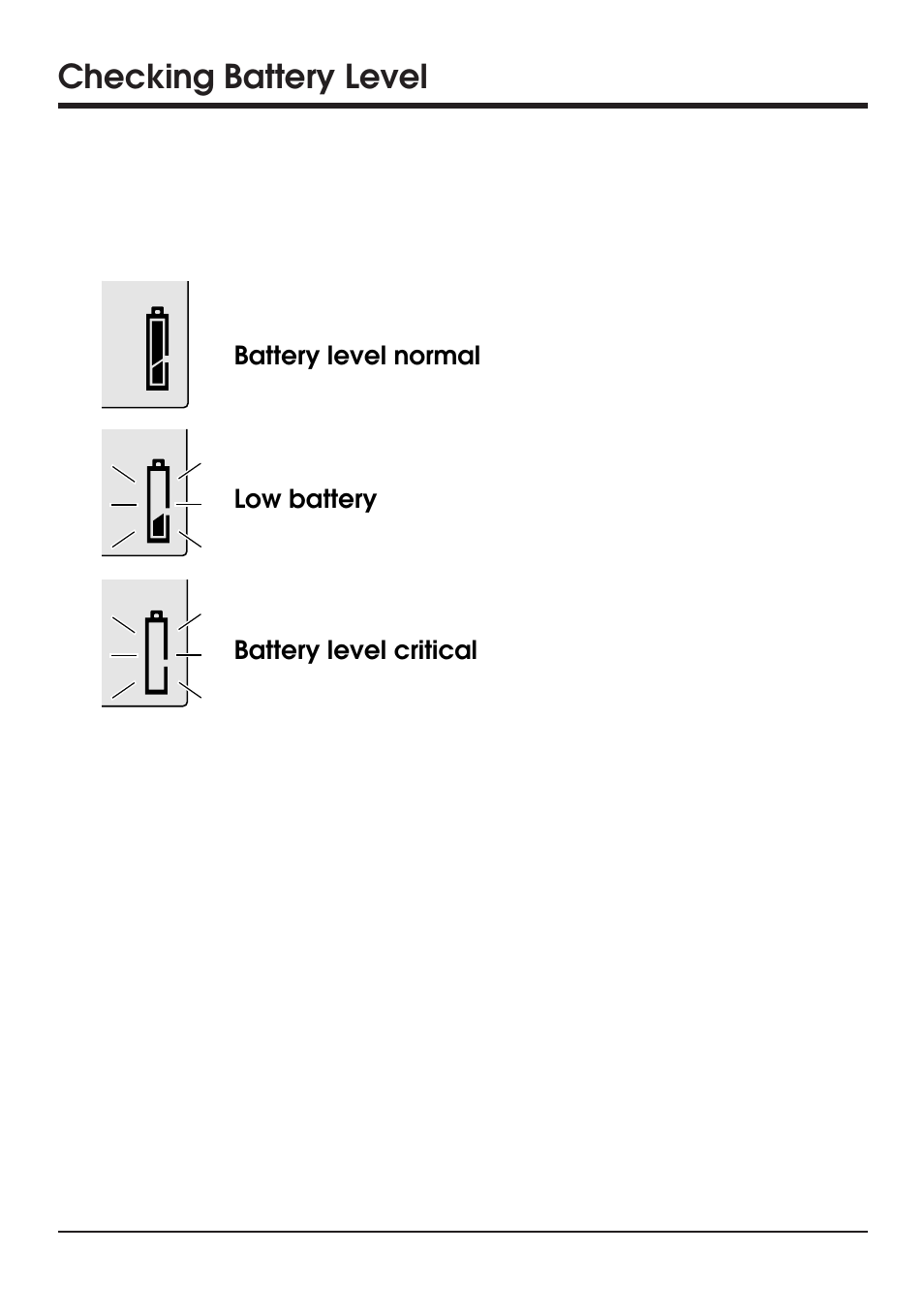 Checking battery level | Nikon Coolpix 100 User Manual | Page 24 / 50