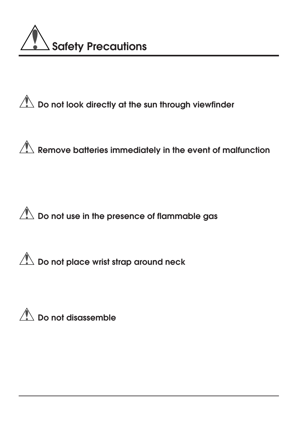 Safety precautions | Nikon Coolpix 100 User Manual | Page 6 / 50