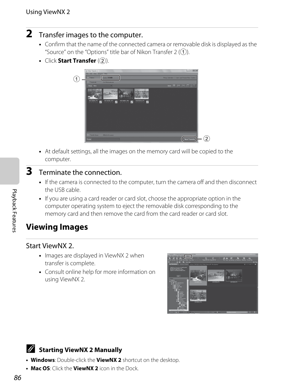 Viewing images | Nikon Coolpix S9300 User Manual | Page 104 / 244