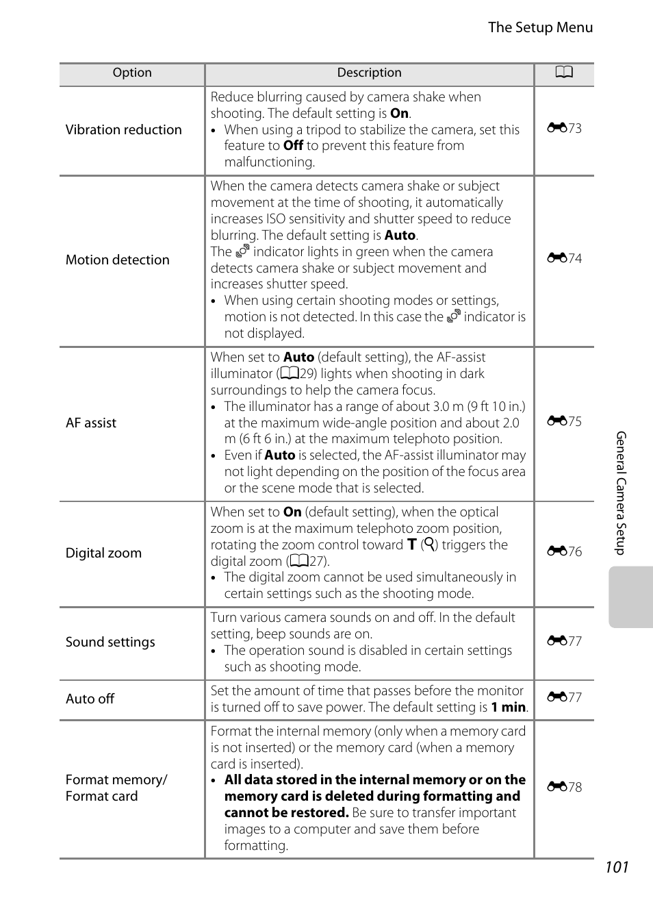 A101) may light, 101) is automa, Tion | A101) i | Nikon Coolpix S9300 User Manual | Page 119 / 244